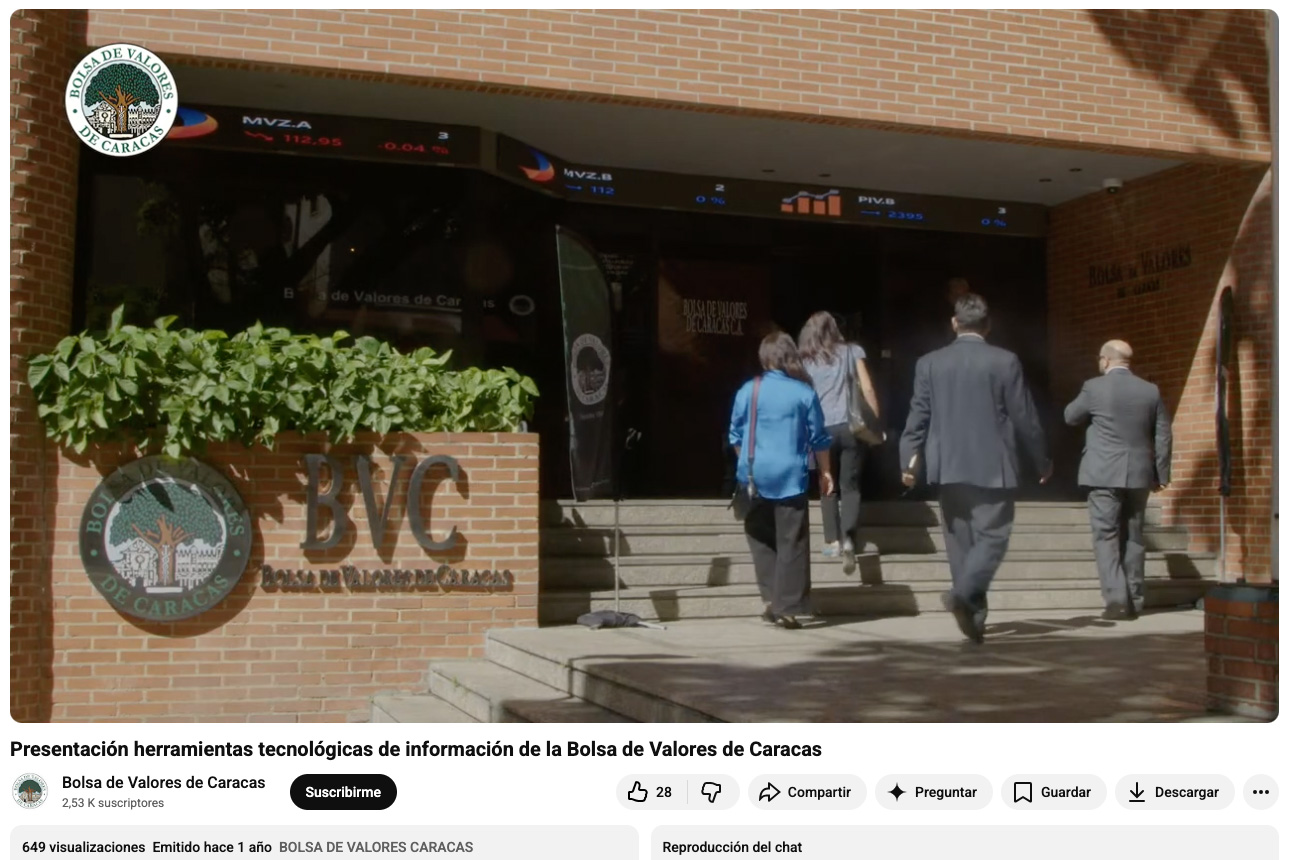 Evento Bolsa de Valores de Caracas